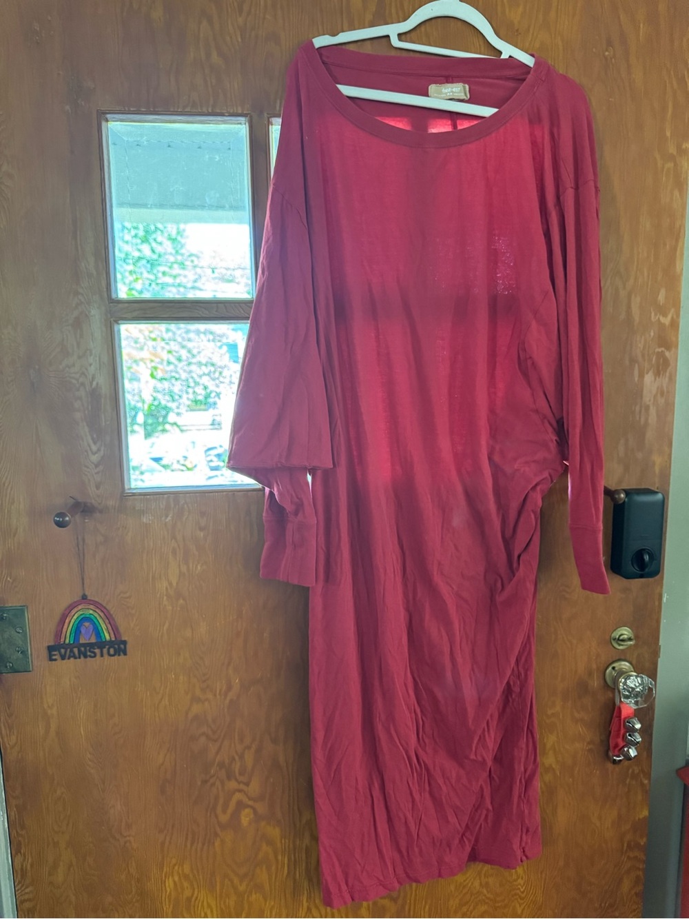 Free People Crimson Long Sleeve Midi Dress